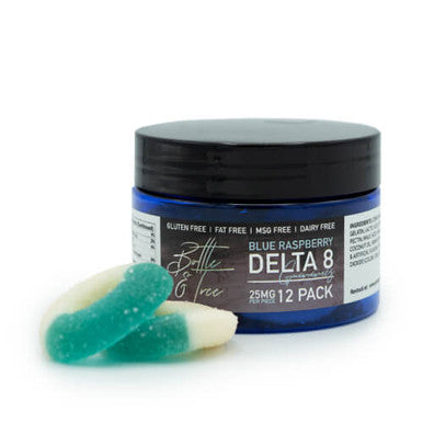 Bottle & Tree - Delta-8 Gummies - Blue Raspberry 300mg