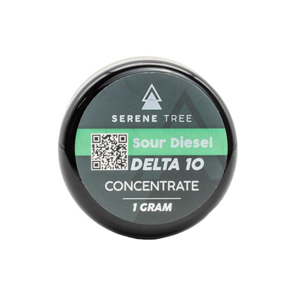 Serene Tree Delta-10 THC Concentrate - 1 Gram - Sour Diesel