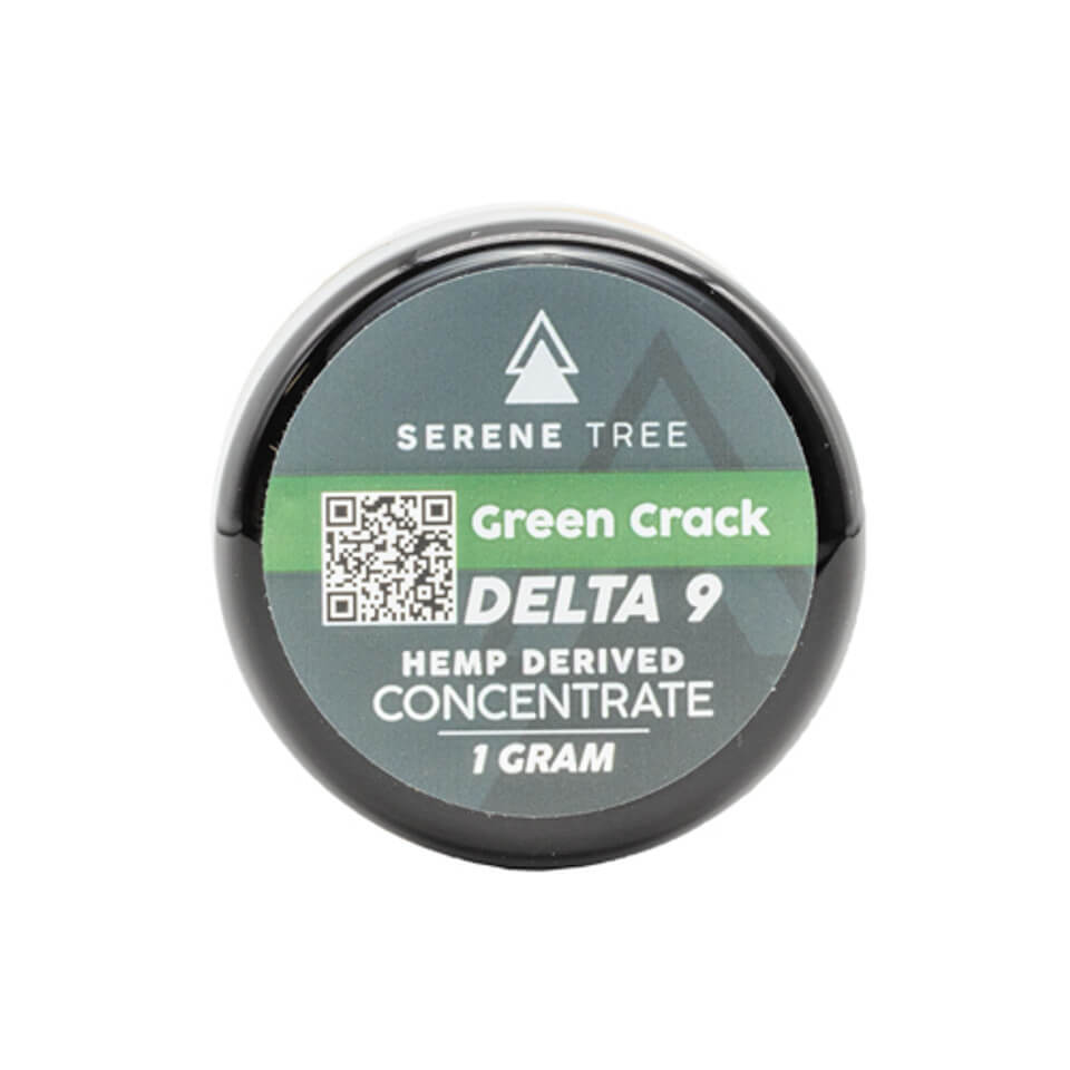 Serene Tree Delta-9 THC Concentrate - 1 Gram - Green Crack