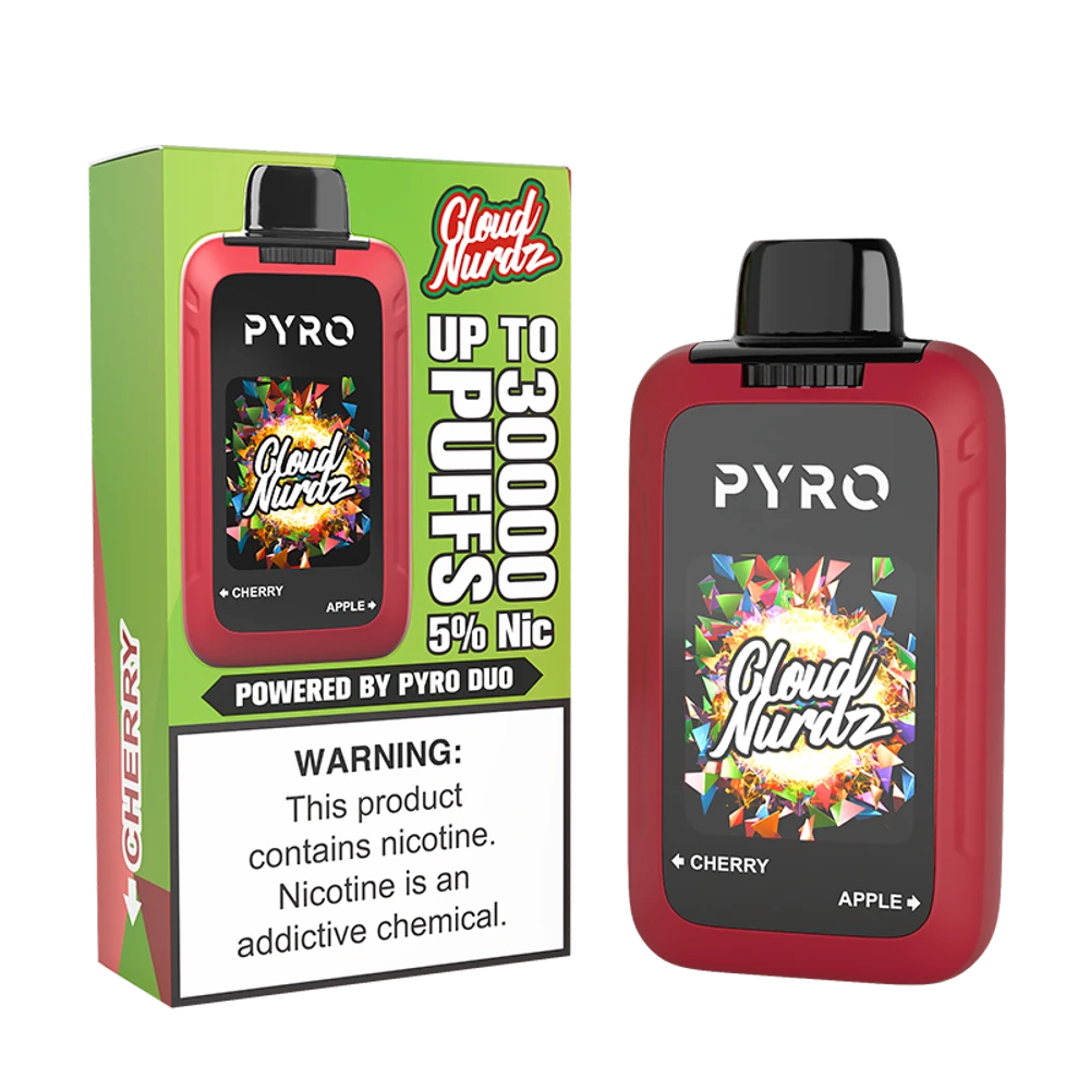 Pyro Duo x Cloud Nurdz 30K Disposable Vape