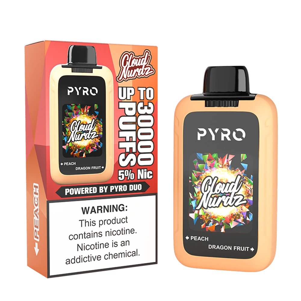 Pyro Duo x Cloud Nurdz 30K Disposable Vape