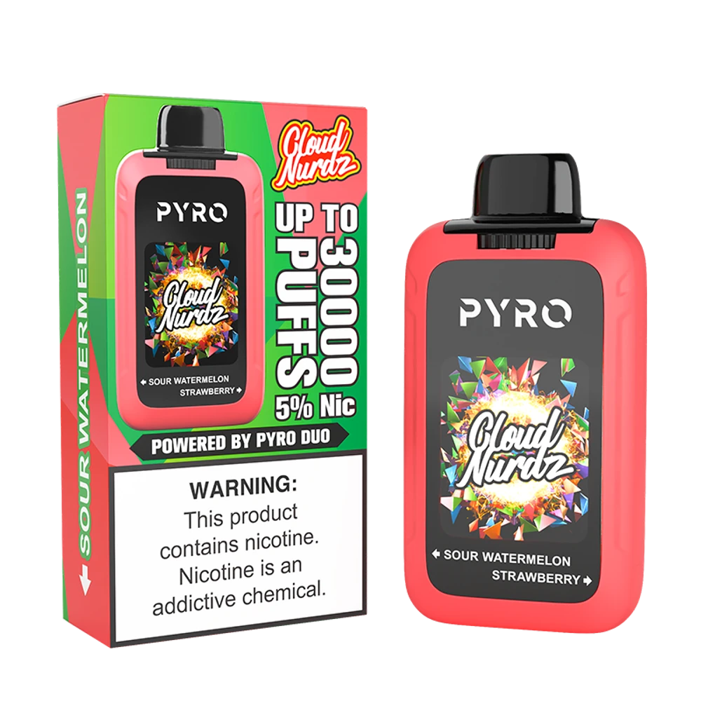 Pyro Duo x Cloud Nurdz 30K Disposable Vape