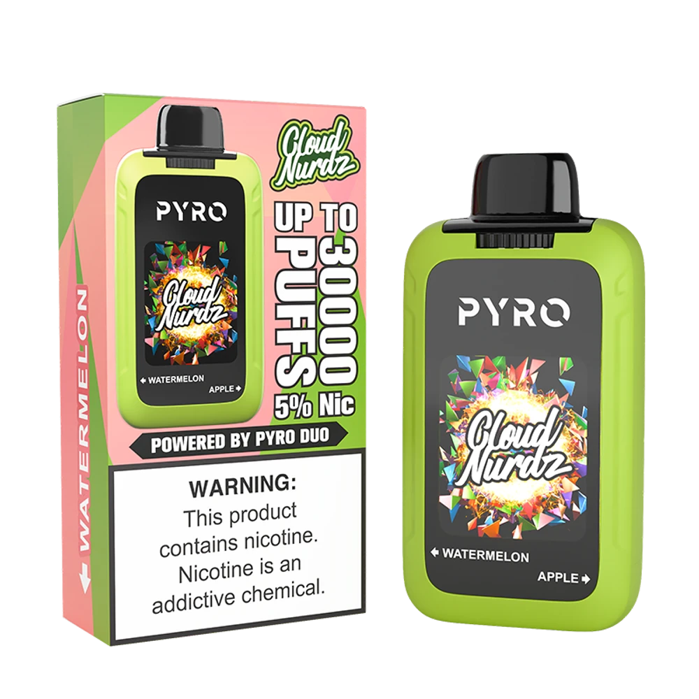Pyro Duo x Cloud Nurdz 30K Disposable Vape