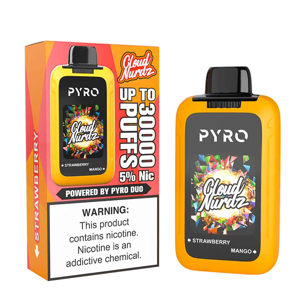 Pyro Duo x Cloud Nurdz 30K Disposable Vape
