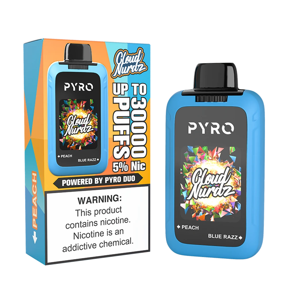 Pyro Duo x Cloud Nurdz 30K Disposable Vape