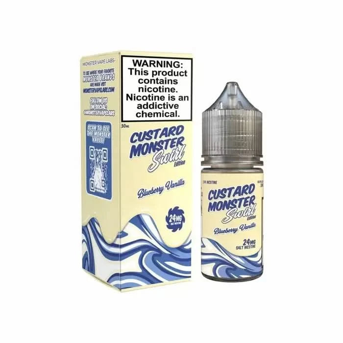 Custard Monster Swirl Salt Blueberry 30ml