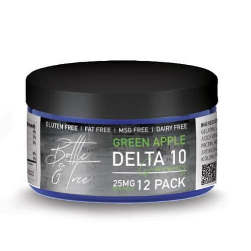Bottle & Tree - Delta-10 Gummies - Apple Rings 300mg