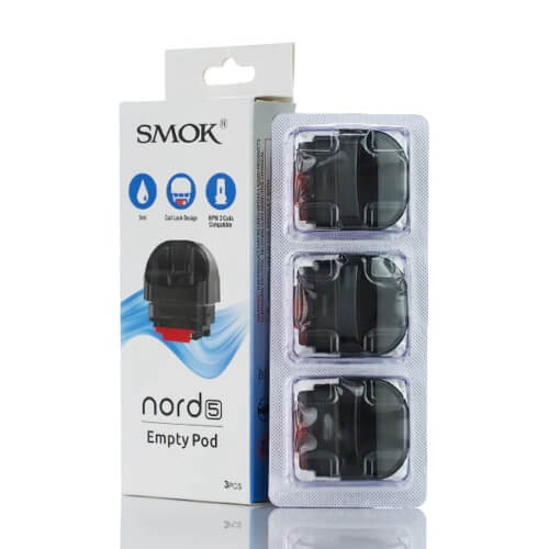 SMOK Nord 5 Empty Replacement Pods (3 Pack)