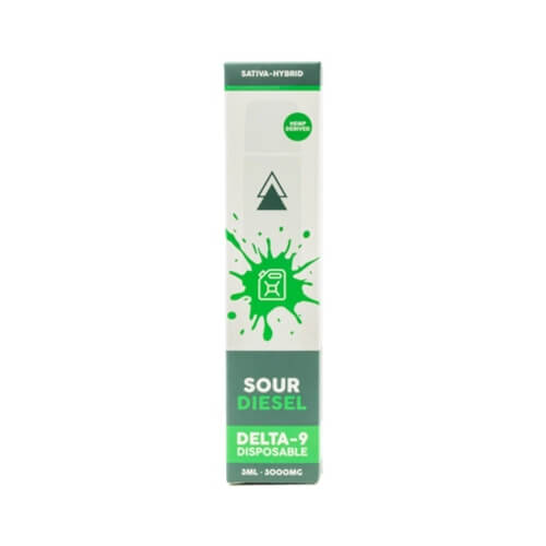 Serene Tree Delta-9 THC Disposable Vape - Sour Diesel 3000mg