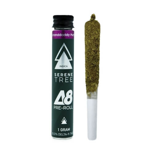 Serene Tree Delta-8 Infused Single Pre-Roll - Granddaddy Purp