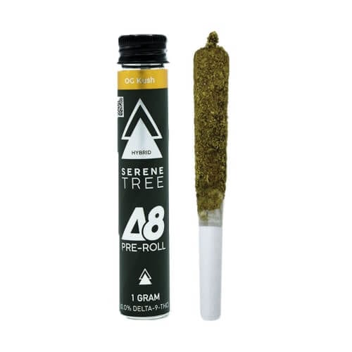 Serene Tree Delta-8 Infused Single Pre-Roll - OG KUSH