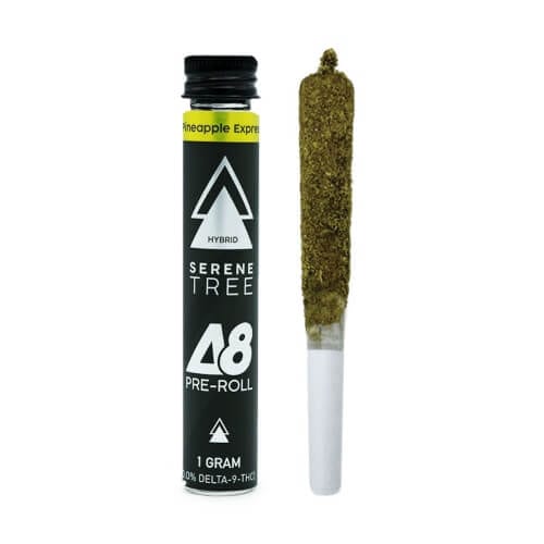 Serene Tree Delta-8 THC Infused Single Pre-Roll - Pineapple Express