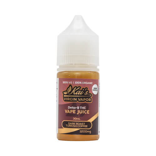 Dark Roast Turkish Coffee Hemp Derived Delta 9 1200mg Vape Juice