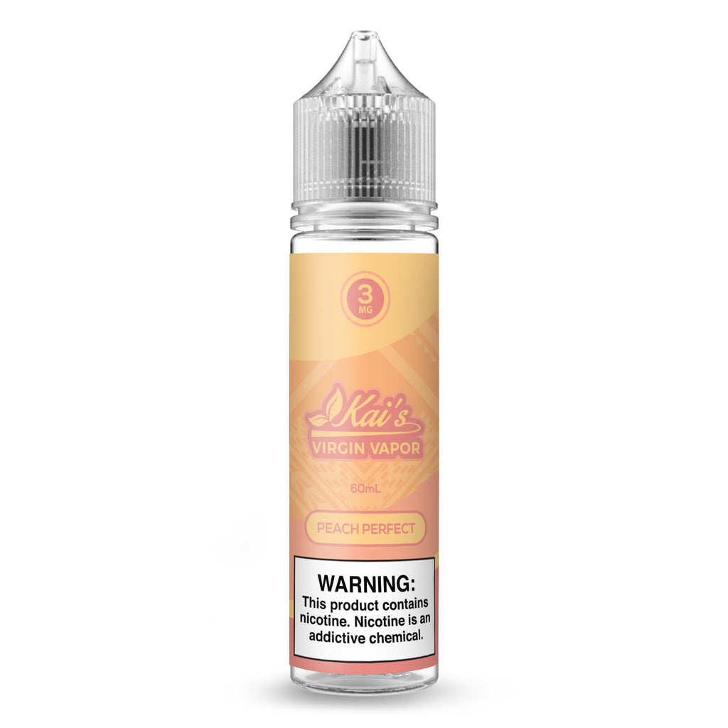 Peach Perfect- Best Peach Organic Vape Juice - Kai's Virgin Vapor