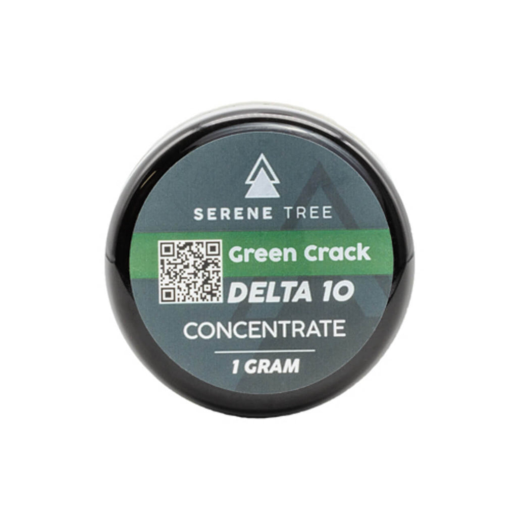 Serene Tree Delta-10 THC Concentrate - 1 Gram - Green Crack