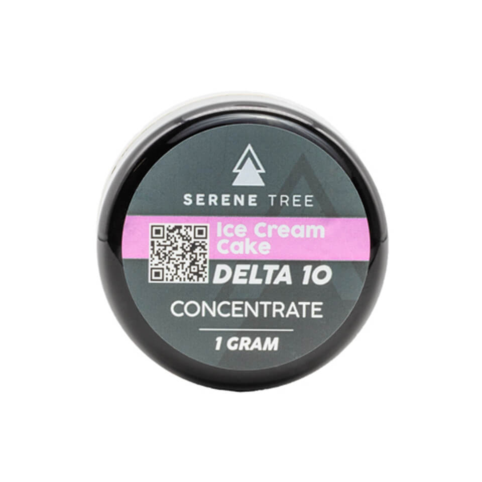 Serene Tree Delta-10 THC Concentrate - 1 Gram - Ice Cream Cake